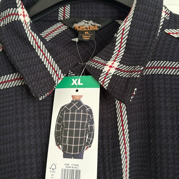 Pacific Trails Heavy Cotton Button Down Mens Shirt XL - Picture 2 of 3